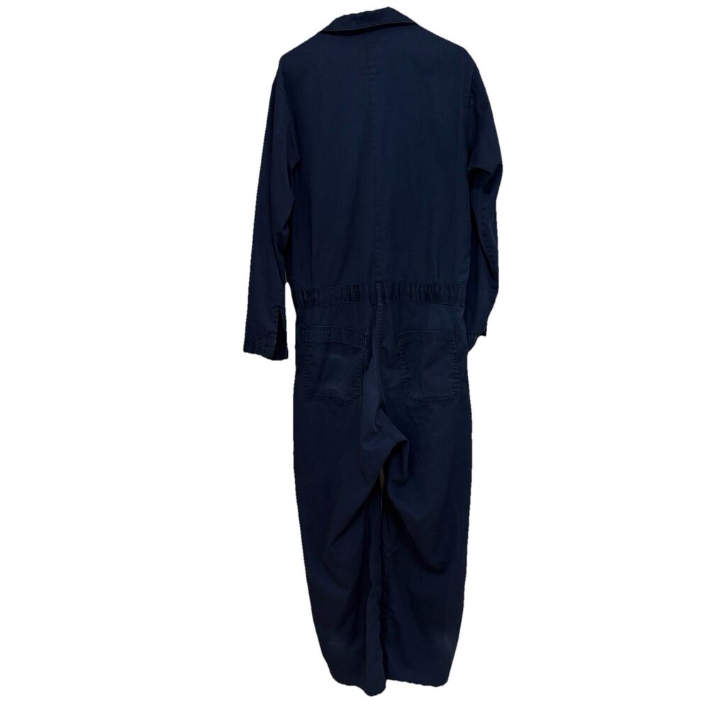 Utility Coveralls Navy Blue Mens 46L Flightsuit Zipper Work Uniform Military - Picture 5 of 12